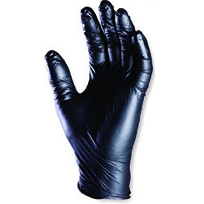 Gants nitrile noir 5900 non poudrés AQL 1 5 100 gants COVERGUARD