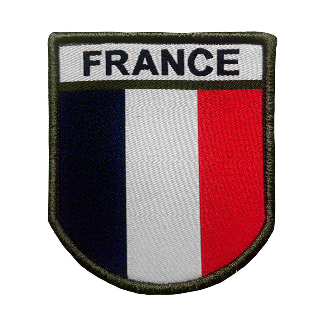 Ecusson France haute visibilité brodé sur tissu - A10 Equipment