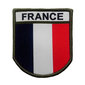 Emblemat haftowany Francja - Wysoka Widoczność - A10 Equipment