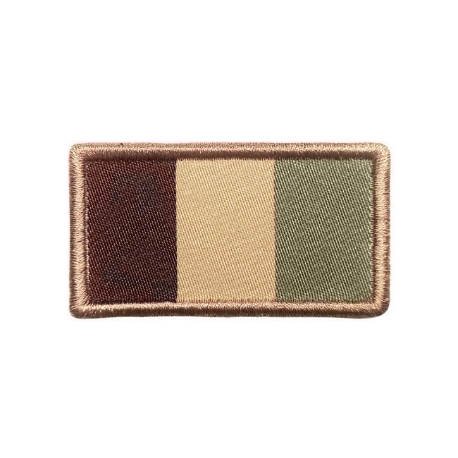 Patch drapeau français désert brodé sur tissu - A10 Equipment