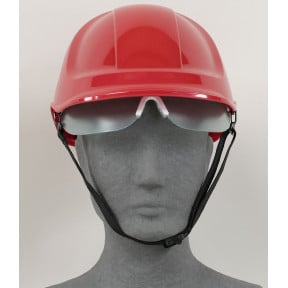 Casque endurance de chantier avec visière Rouge - Portwest