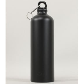 Aluminium-Flasche 1L Schwarz - Highlander