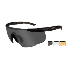 Lunettes de protection balistiques Saber Adv. noir écrans fumé/incolore/orange - Wiley x
