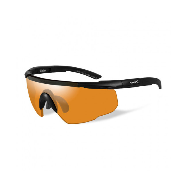 Lunettes de protection balistiques Saber Adv. noir écrans fumé/incolore/orange - Wiley x