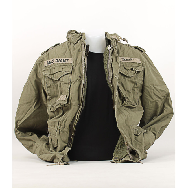Veste militaire M65 Giant Vert olive - Brandit - état correct - TS - Occasion