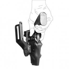 Holster droitier Vegatek Short VKS8 tan pour PAMAS MAS-G1 - Vega Holster