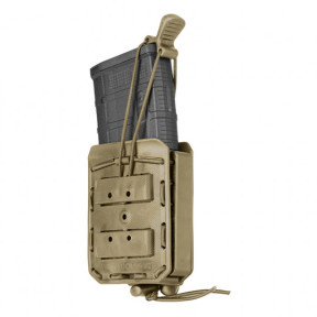 Elastische spanband met antislip eindstuk tan voor magazijnhouder Bungy - Vega Holster