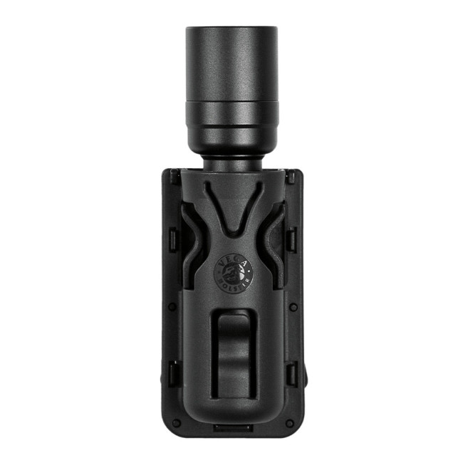 Obrotowy uchwyt na latarkę 8VP63 czarny na pasek/pas - Vega Holster