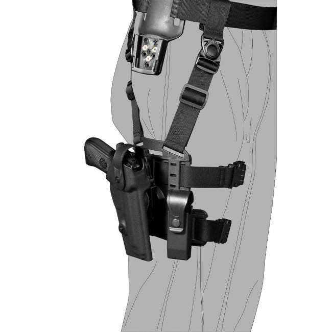 Schnelles und drehbares Verbindungssystem 8K31 tan - Vega Holster