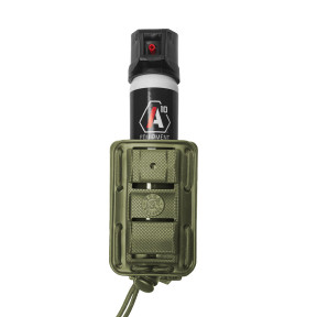 Porte-aérosol 50, 75 et 100 ML Bungy 8BL vert olive - Vega Holster