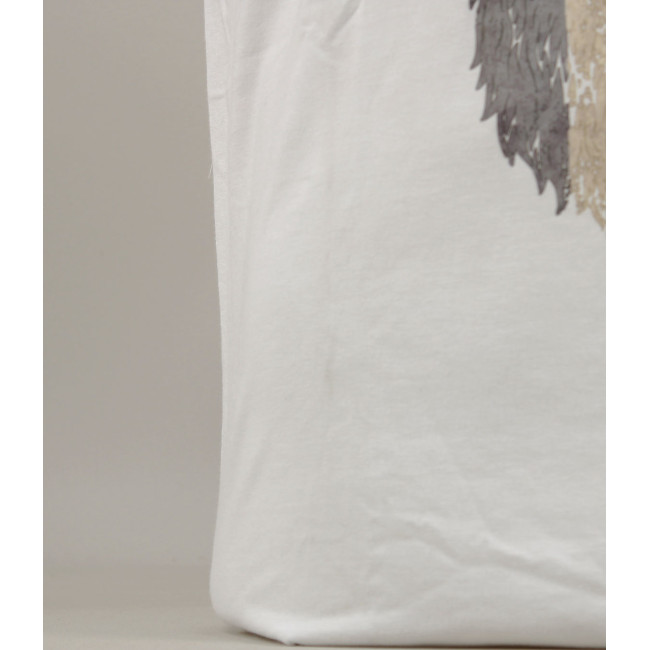 T-SHIRT 100% BAUMWOLLE FRENCH VETERAN WEISS - ARMY DESIGN BY SUMMIT OUTDOOR - Guter Zustand - TS - Gebraucht