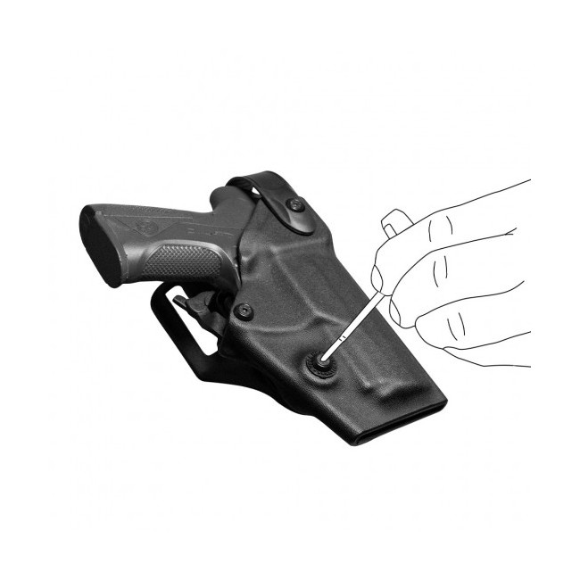 Holster Vegatek Duty VKD8 olive pour Beretta 92/98 PAMAS / MAS-G1 - Vega Holster