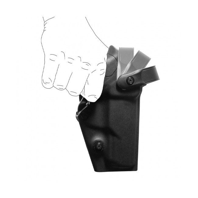 Holster Vegatek Duty VKD8 noir pour H&K SFP9 - Vega Holster