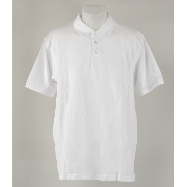 Kurzarm-Poloshirt Weiß - B&C - Gebraucht - Zufriedenstellender Zustand - TL