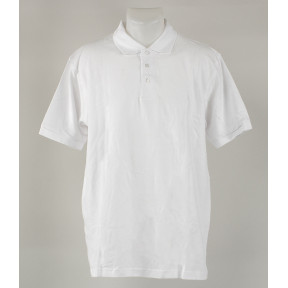 Polo manches courtes Blanc - B&C - Occasion - État correct - TL