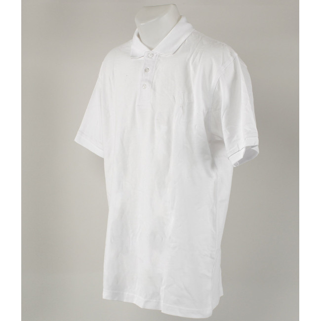 Polo manches courtes Blanc - B&C - Occasion - État correct - TL