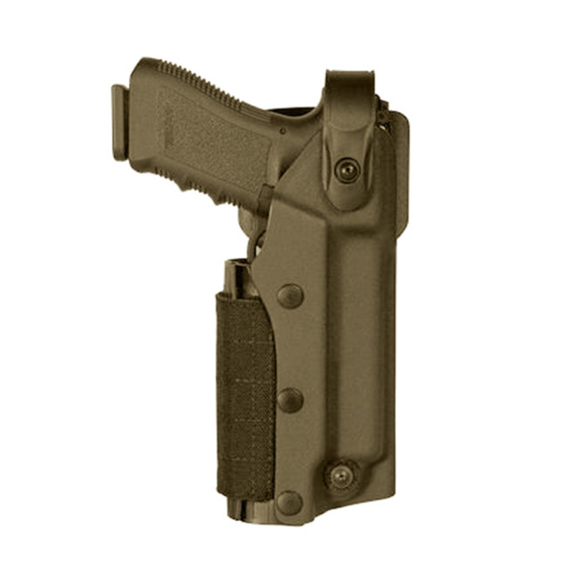 Holster Zoom VKZ8 pour GLOCK 17/18/19/22/23 avec lampe/laser tan - Vega Holster