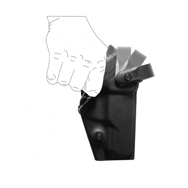 Holster Vegatek Top VKT8 schwarz für Glock 17/19/22/23 - Vega Holster