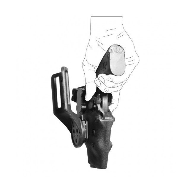 Kabura Vegatek Top VKT8 czarna do Glock 17/19/22/23 - Vega Holster