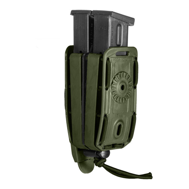 Doppel-Magazintasche Bungy 8BL für Automatikpistole olivgrün - Vega Holster