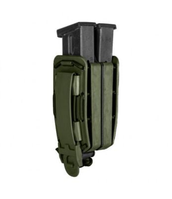 Porte-chargeur double Bungy 8BL pour pistolet automatique vert olive - Vega Holster