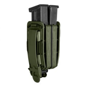 Podwójny uchwyt na magazynek Bungy 8BL do pistoletu automatycznego oliwkowy - Vega Holster