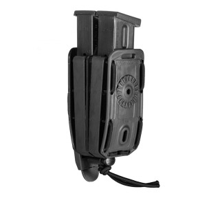 Doppelter Bungy Magazinhalter 8BL02 für Automatikpistole - Schwarz - Vega Holster