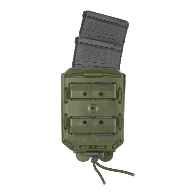 Dubbele magazijnhouder Bungy 8BL voor M4/AR15 olijfgroen - Vega Holster