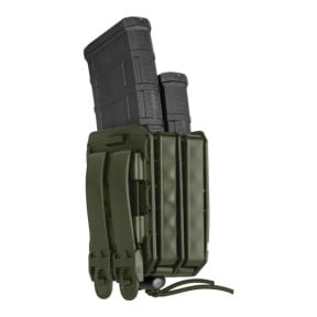 Porte-chargeur double Bungy 8BL pour M4/AR15 vert olive - Vega Holster