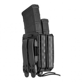 Doppel-Magazintasche Bungy 8BL für M4/AR15 schwarz - Vega Holster