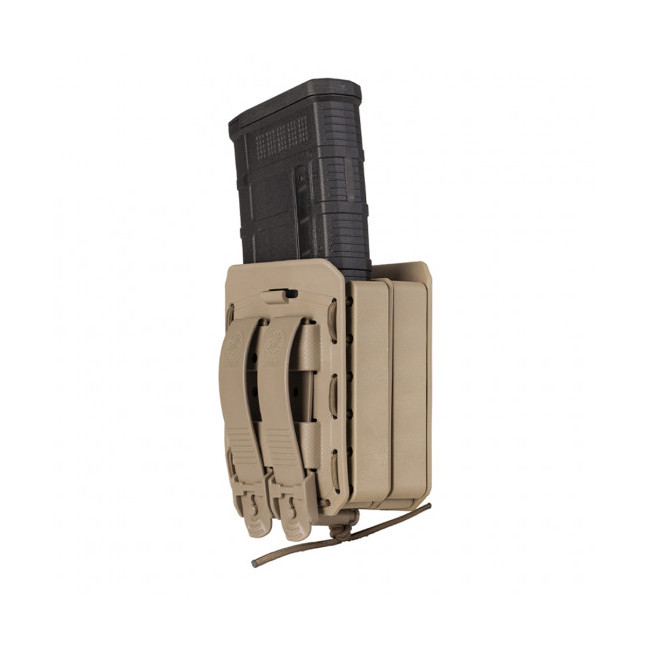 Porte-chargeur double Bungy 8BL pour .308/7,62 mm tan - Vega Holster