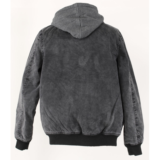 Veste Dayton Sweat Capuche délavé noir - Brandit