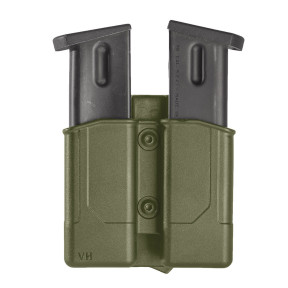 Podwójny szybki uchwyt na magazynek 8DMH03 do pistoletu automatycznego oliwkowy - Vega Holster