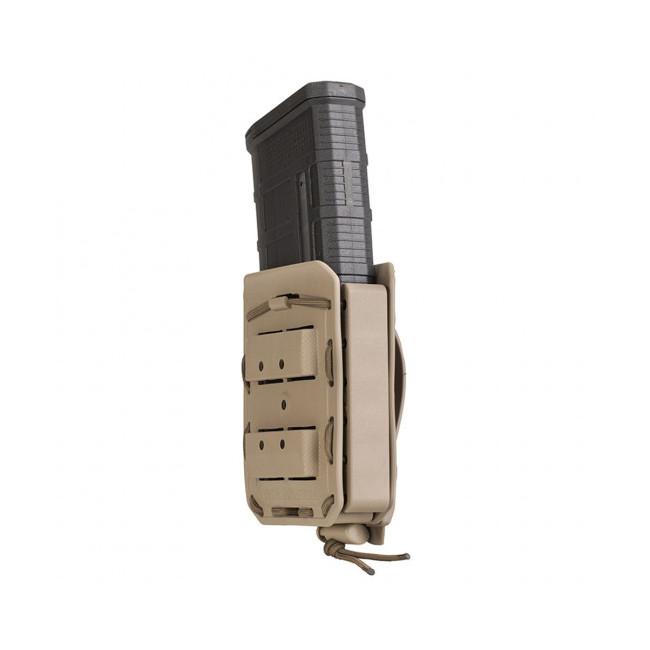 Pojedynczy uchwyt na magazynek Bungy 8BL do .308/7,62 mm tan - Vega Holster
