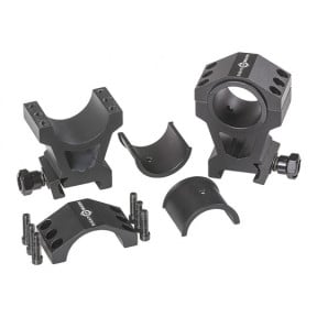 Lot de 2 anneaux Ø 30 mm extra haut (40 mm) - Sightmark
