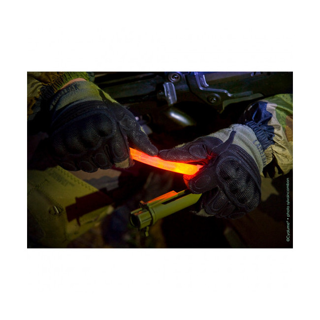 Bâton lumineux ChemLight® 15 cm - 5 minutes ultra haute intensité orange - Cyalume