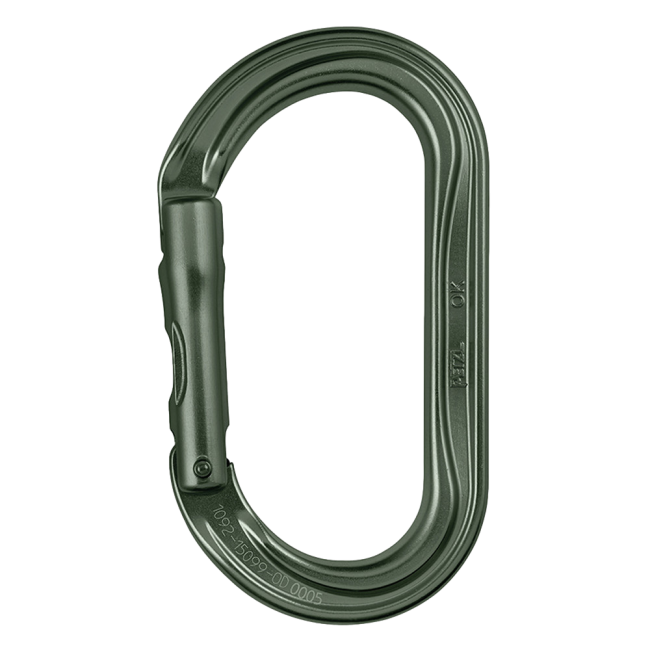 Mousqueton ovale OK sans système de verrouillage - Petzl