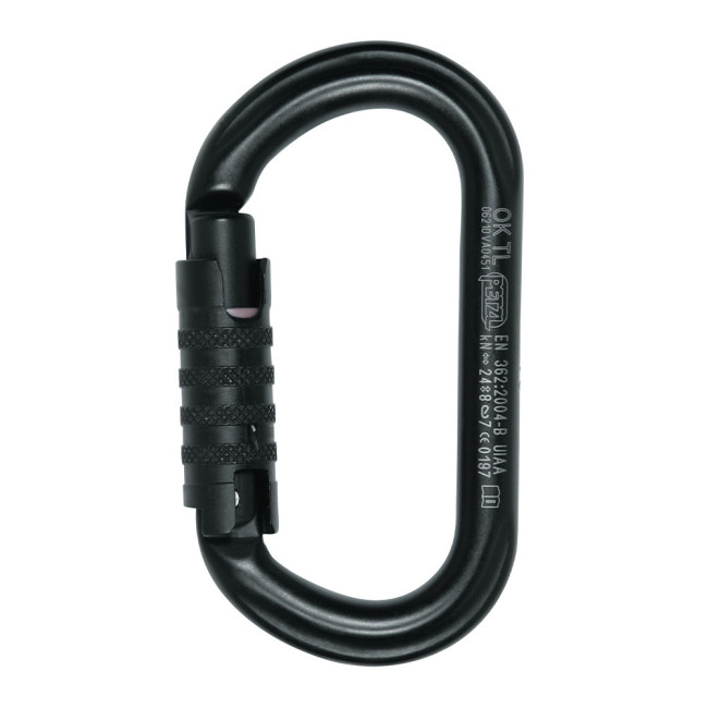 Lekki owalny karabińczyk OK z blokadą Triact-Lock® - Petzl