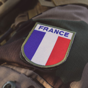 Frankrijk embleem rug klittenband - Patrol