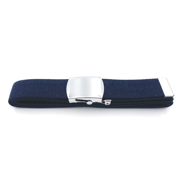 Ceinture sangle bleue boucle argent - Patrol