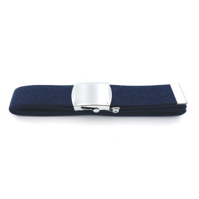 Gürtel blau mit silberner Schnalle - Patrol Equipement
