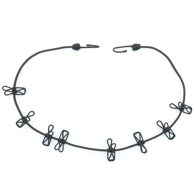 Tendeur corde à linge avec 8 pinces EVA 110 cm - Patrol