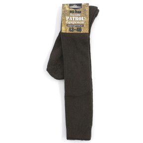 Chaussettes mi-bas bouclette coton vert - Patrol