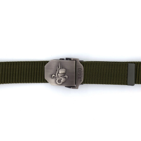 Ceinture boucle gravée Légion Étrangère vert - Patrol Equipement