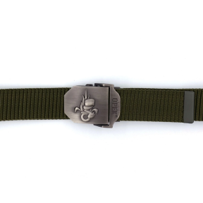 Ceinture boucle gravée Légion Étrangère vert - Patrol Equipement