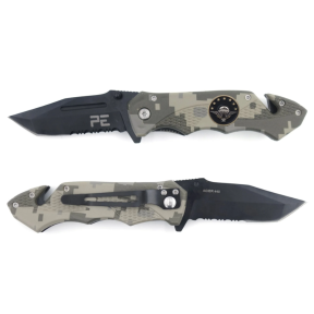 Tarnfarben Survival Para Messer mit Scheide - Patrol