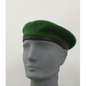 Militaire groene beret 2e REP leren rand - Patrol