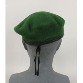 Béret militaire vert 2e REP bord en cuir - Patrol