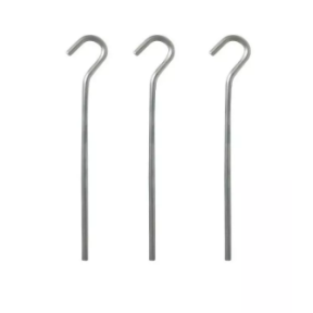 Lot de 10 piquets de tente 180 mm œil ouvert - Patrol