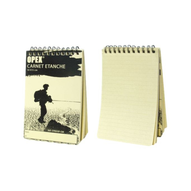 CARNET ETANCHE PM 75x130mm - Patrol Equipement